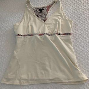 Soma 👚Sport Tank/Top Ivory/Pink/Purple-Size(L)(Buy Now Only)No Offers